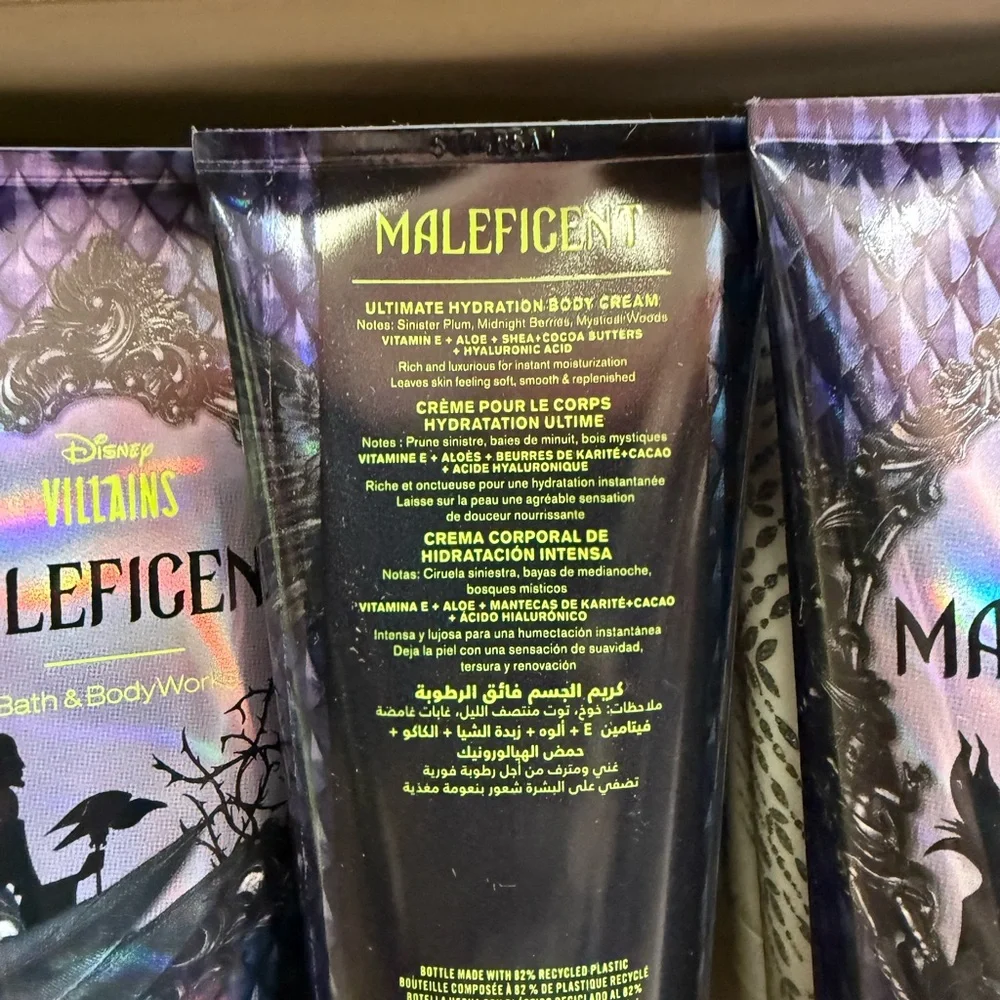 3 bbw Disney Maleficent Iridescent Purple Body Cream